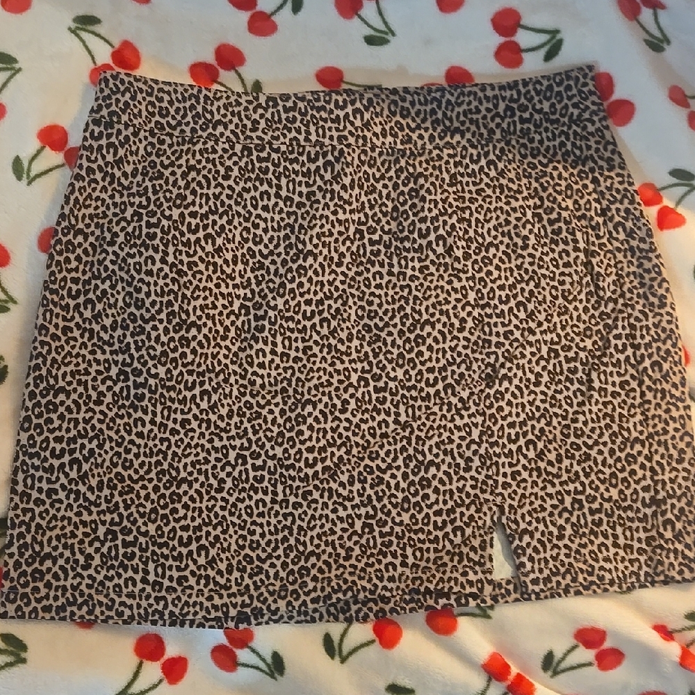 Leopard Skirt BNWT